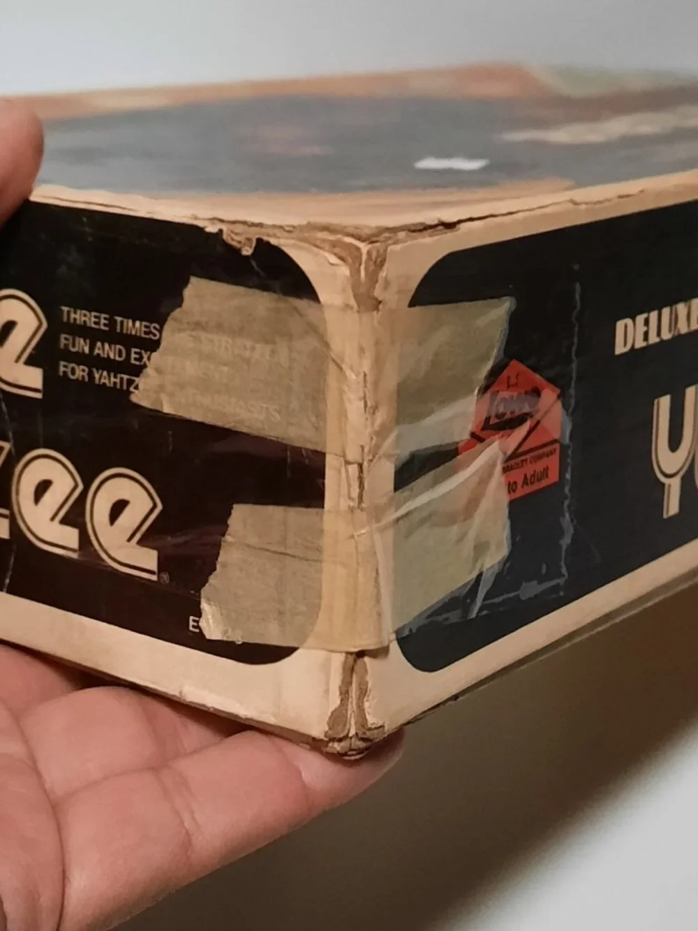 1978 Deluxe Triple Yahtzee Game by ES Lowe Complete